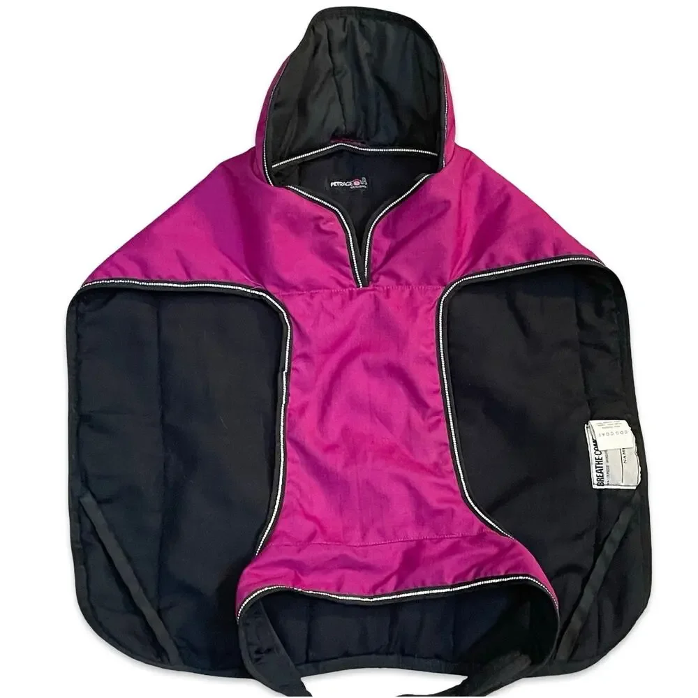 PetRageous Designs Juneau Insulated Dog Jacket XL Magenta Waterproof Coat